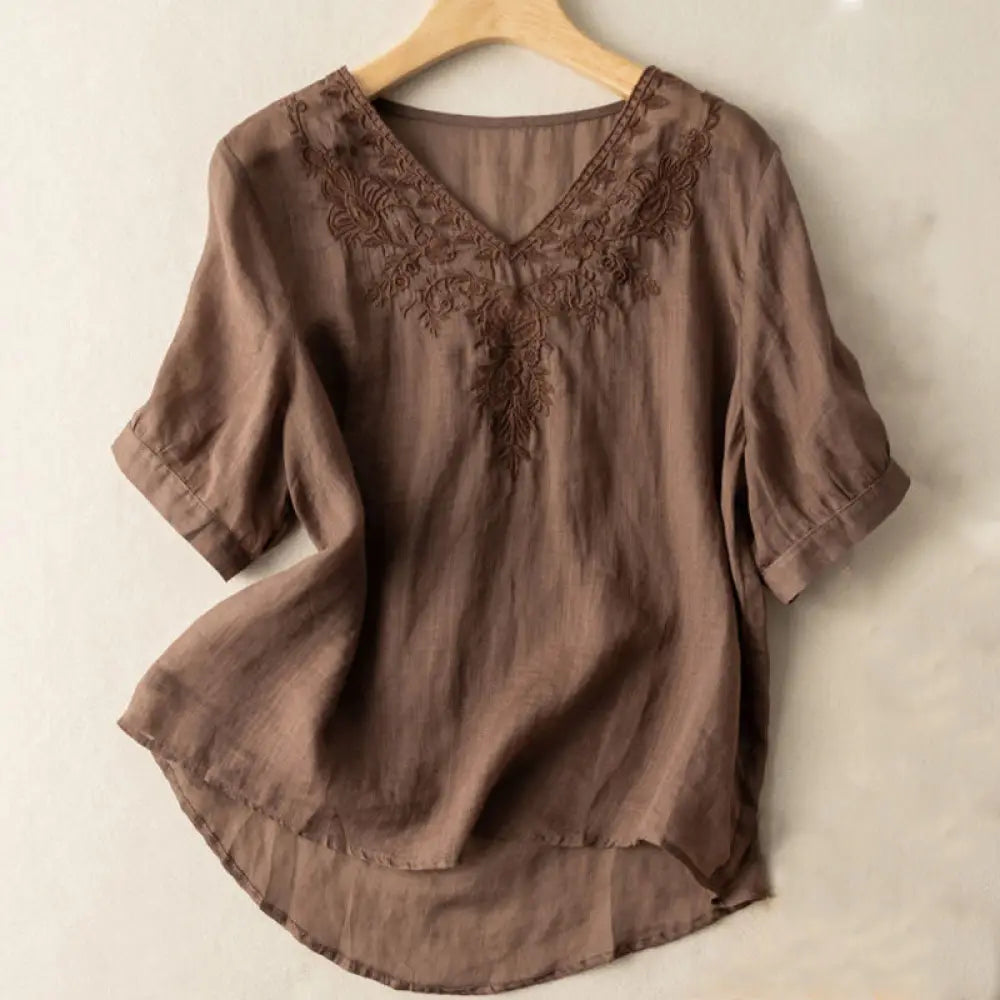 BWOOOH Casual Embroidery Floral Women&