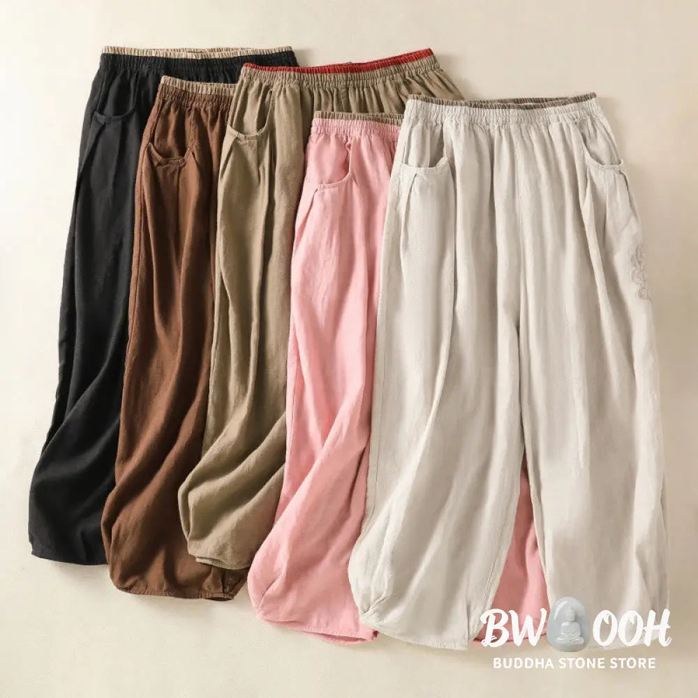 BWOOOH printed harem pants - Casual Embroidery Women&