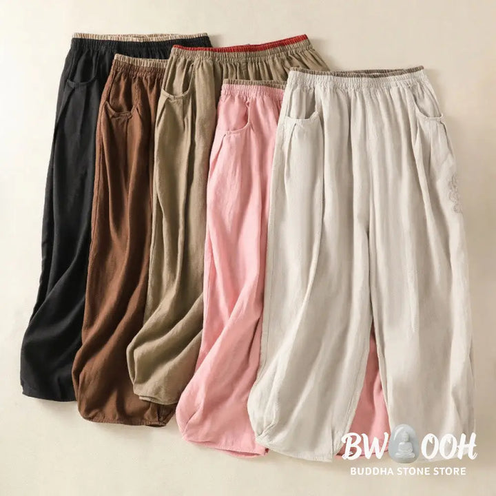 BWOOOH printed harem pants - Casual Embroidery Women&
