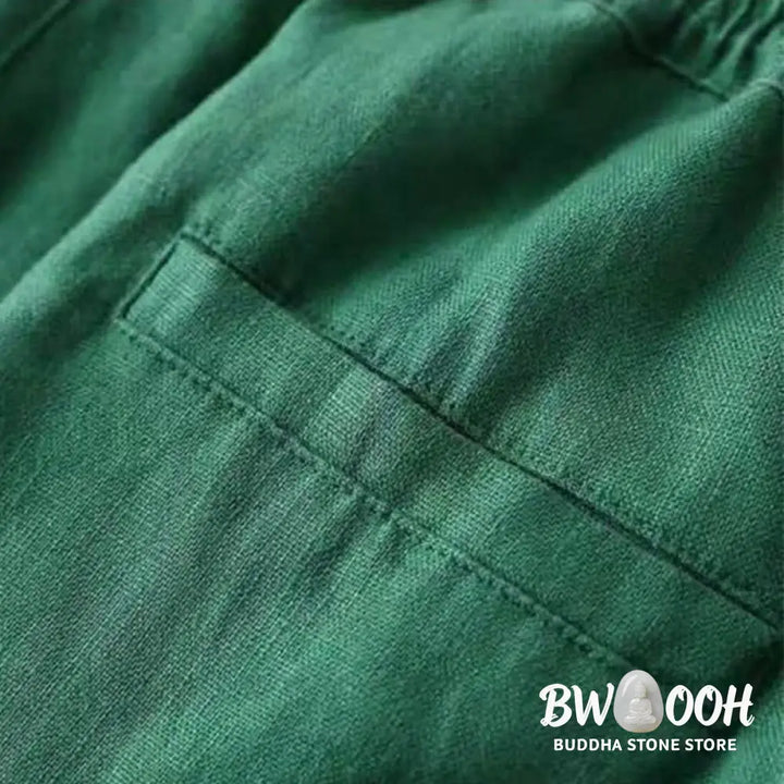 BWOOOH printed wide-leg yoga pants - Casual High Waist Lace-up Wide Leg Pants