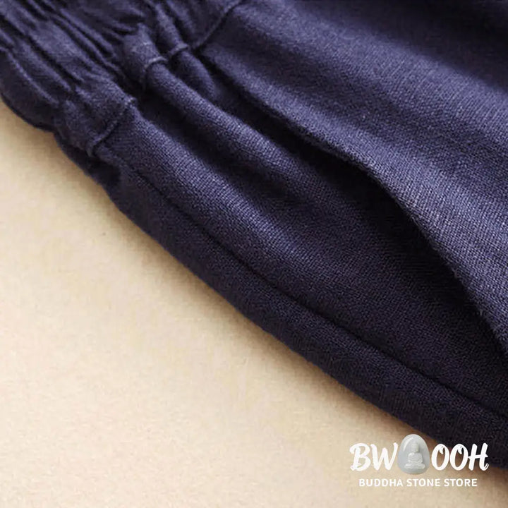 BWOOOH printed wide-leg yoga pants - Casual High Waist Lace-up Wide Leg Pants