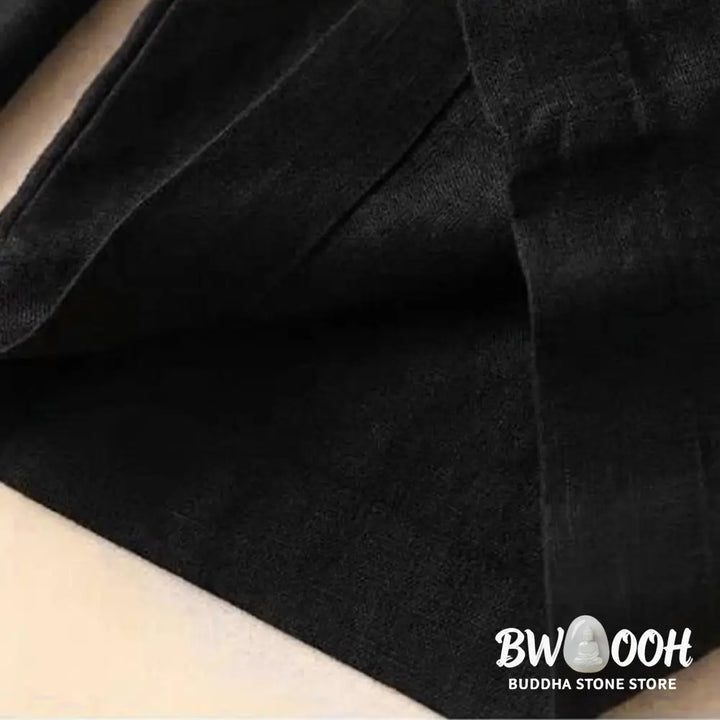 BWOOOH printed wide-leg yoga pants - Casual High Waist Lace-up Wide Leg Pants