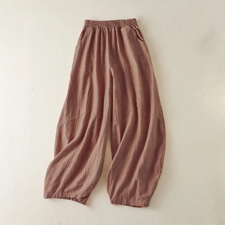 BWOOOH printed harem pants - Casual Loose Straight Leg 7-8 Length Cro