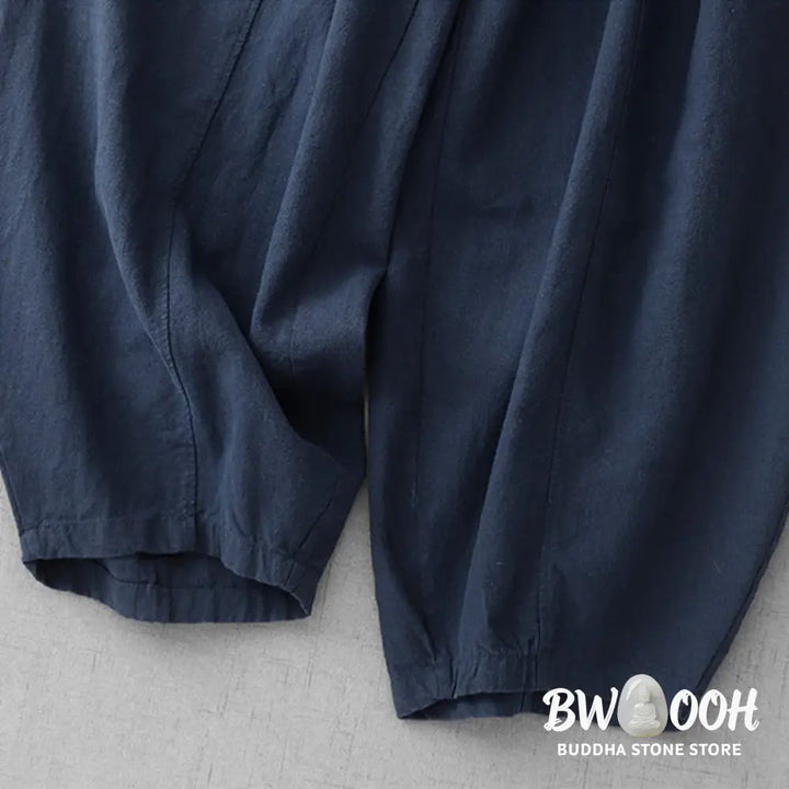 Buddha Stones Casual Plain 7-8 Length Women&