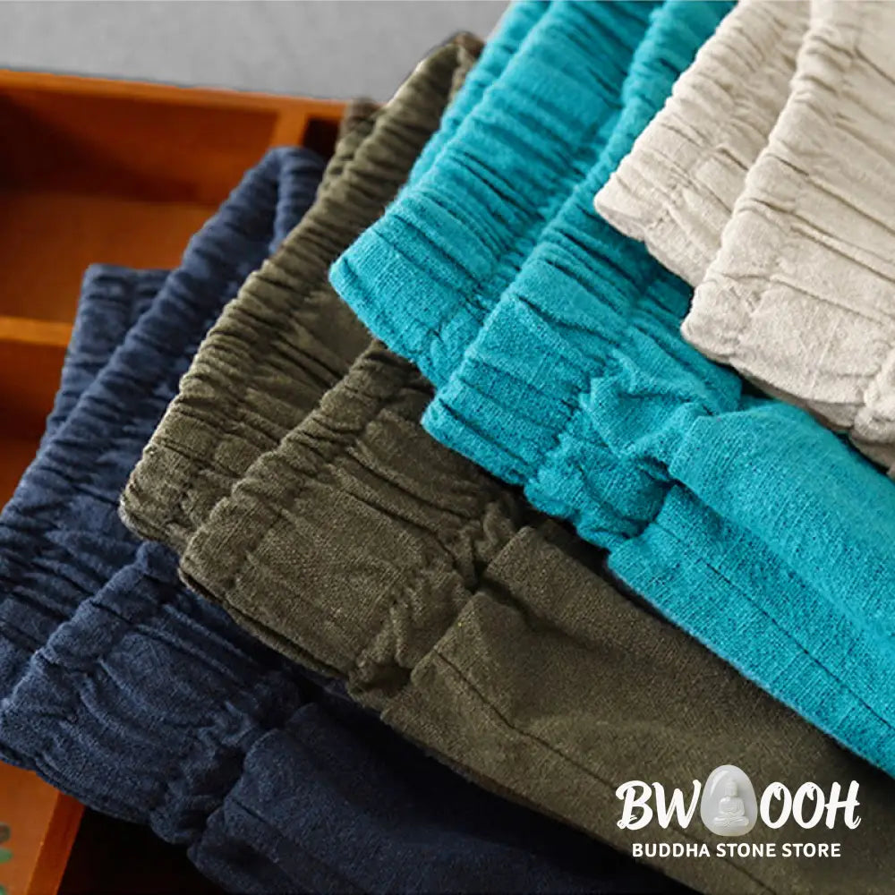 Buddha Stones Casual Plain 7-8 Length Women&
