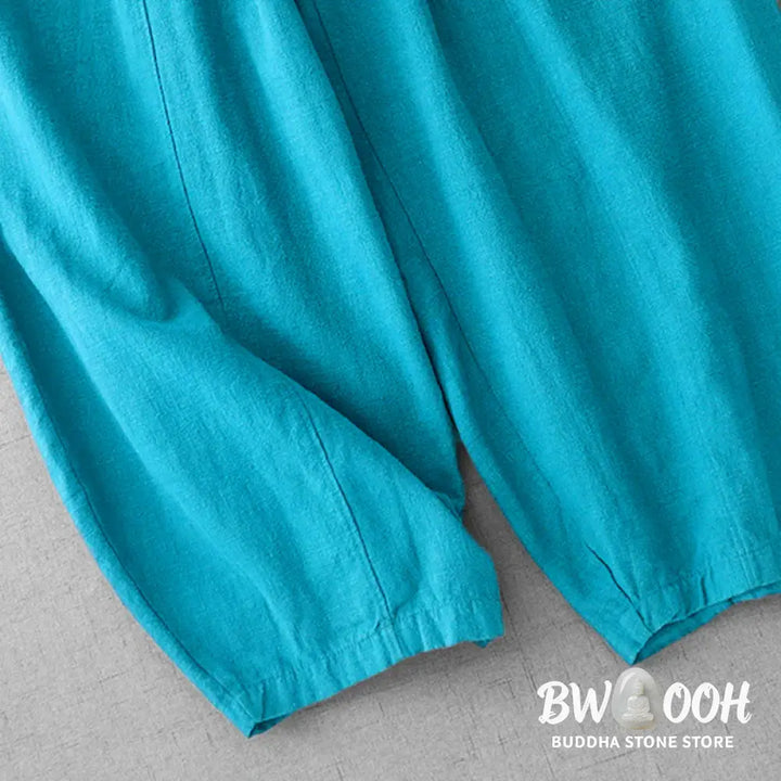 Buddha Stones Casual Plain 7-8 Length Women&