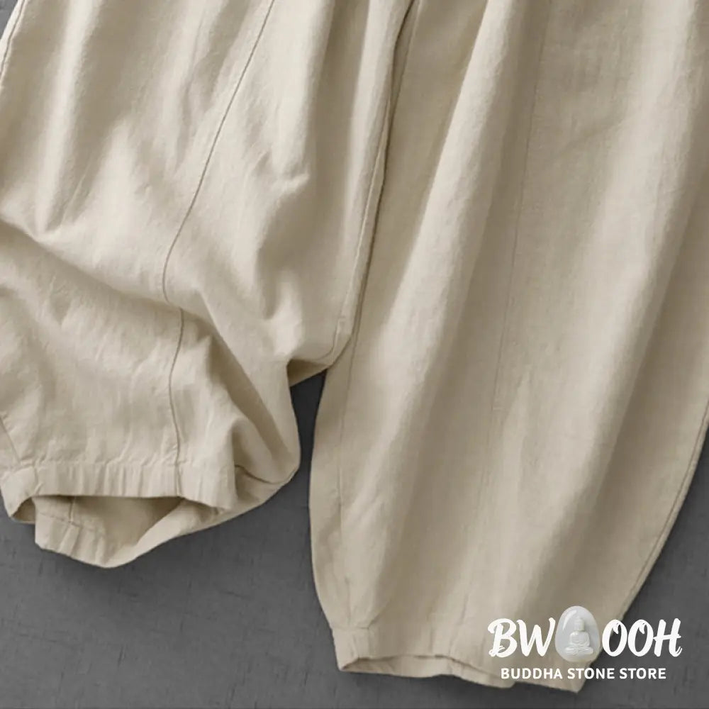 Buddha Stones Casual Plain 7-8 Length Women&