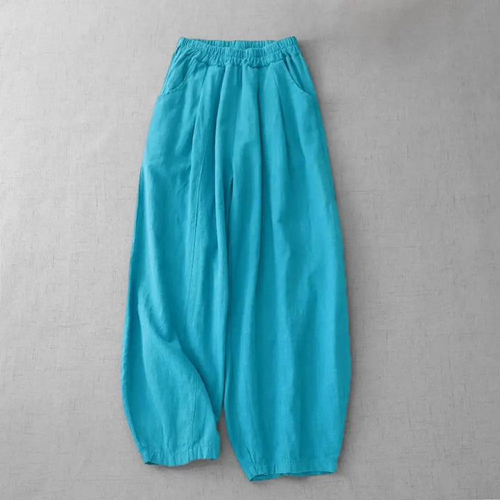 Buddha Stones Casual Plain 7-8 Length Women&