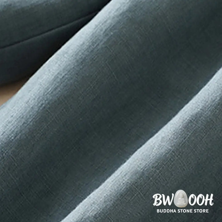 BWOOOH printed wide-leg yoga pants - Casual Plain Color Side Pleats Cotton Li