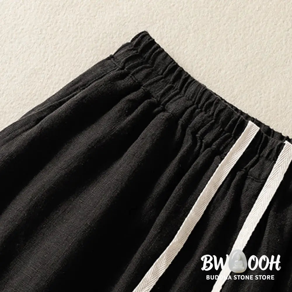 BWOOOH printed yoga pants - Casual Plain Drawstring Design Women&