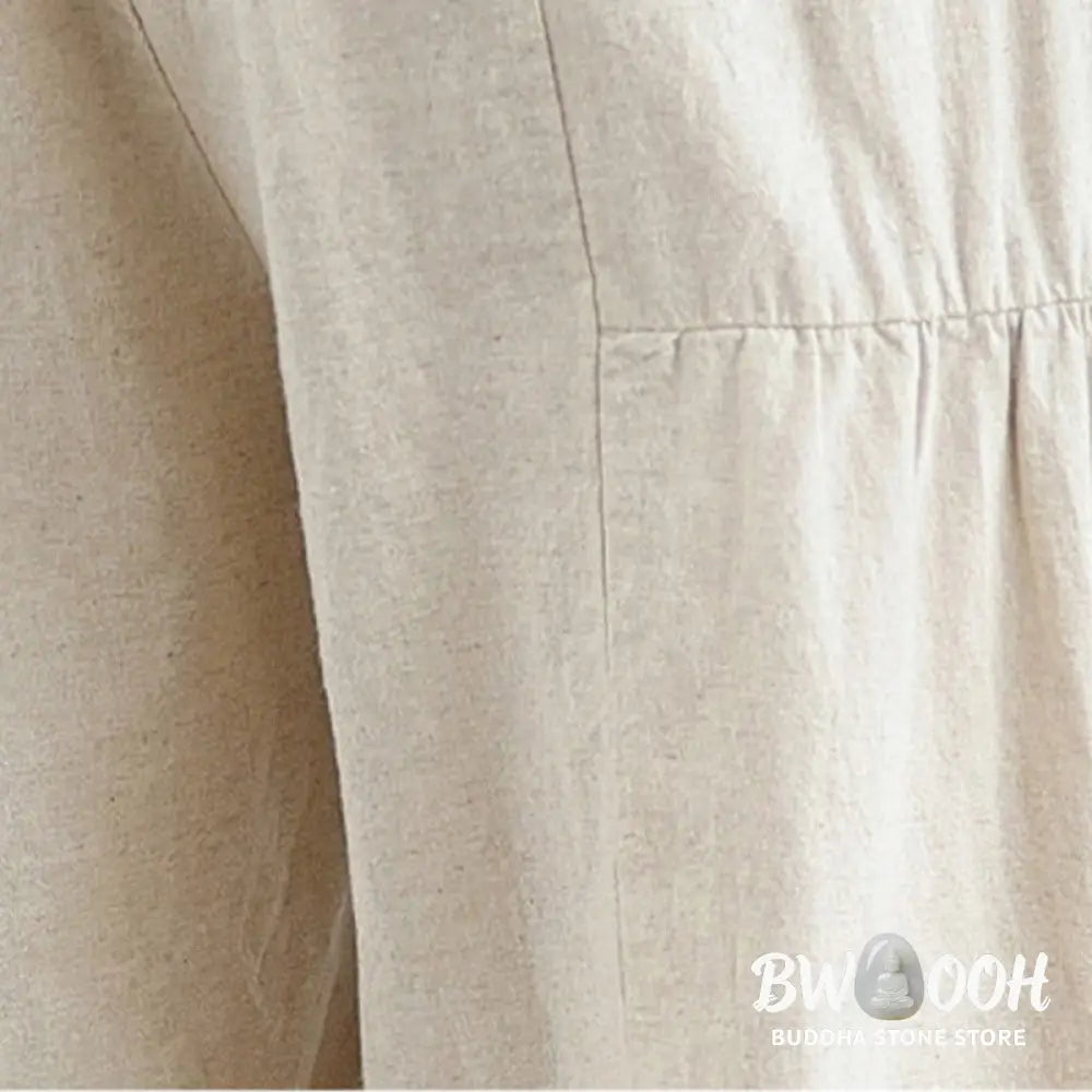 BWOOOH printed wide-leg yoga pants - Casual Plain Lace Splicing Cotton Linen 