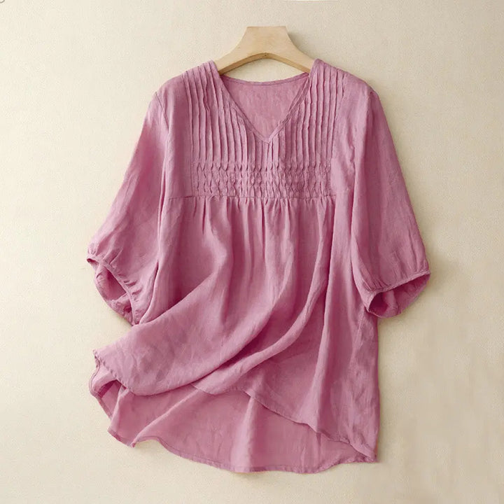 Buddha Stones Casual Plain Loose Women&