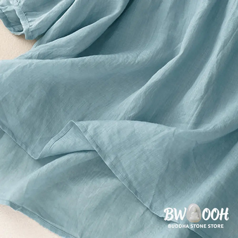 Buddha Stones Casual Plain Loose Women&