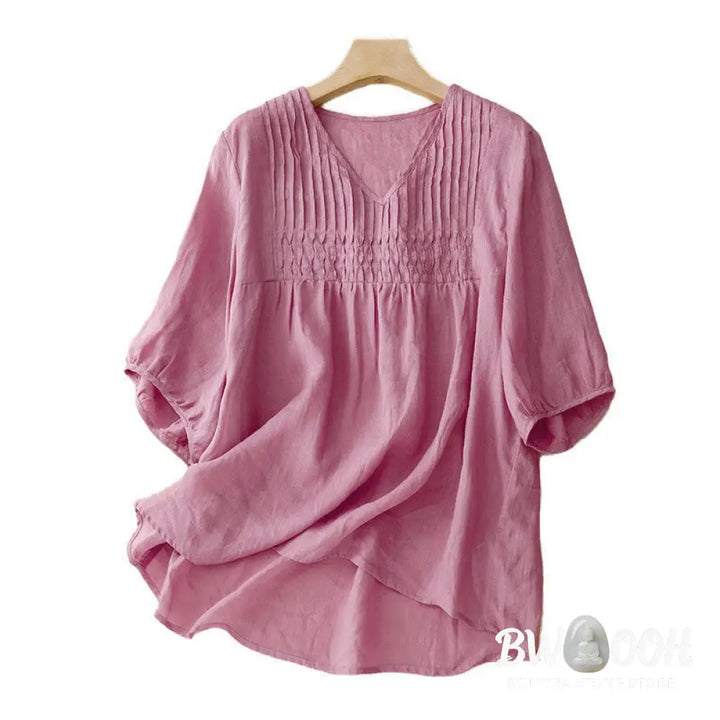 Buddha Stones Casual Plain Loose Women&