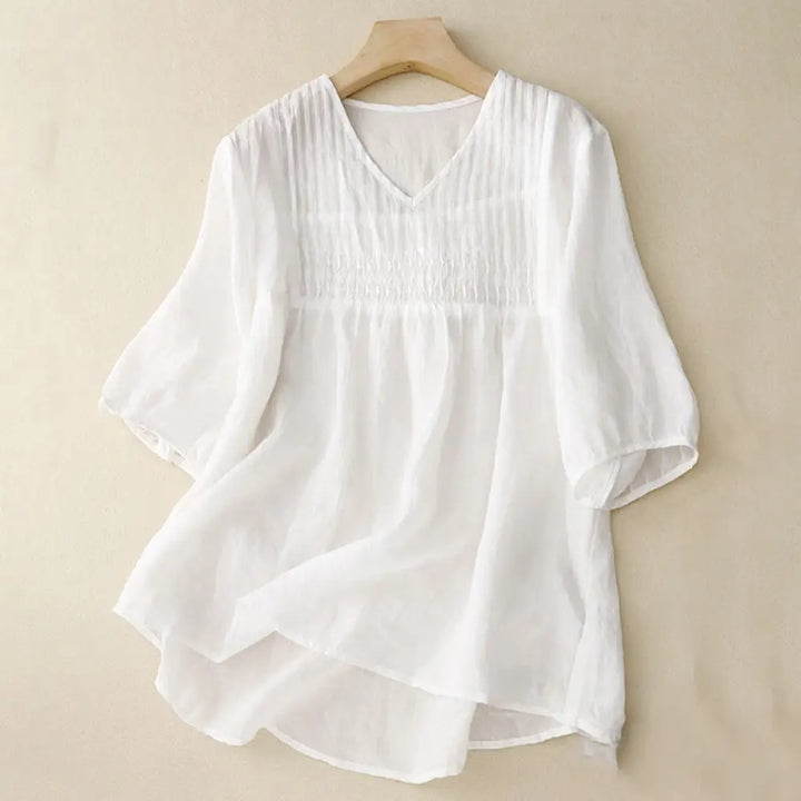 Buddha Stones Casual Plain Loose Women&