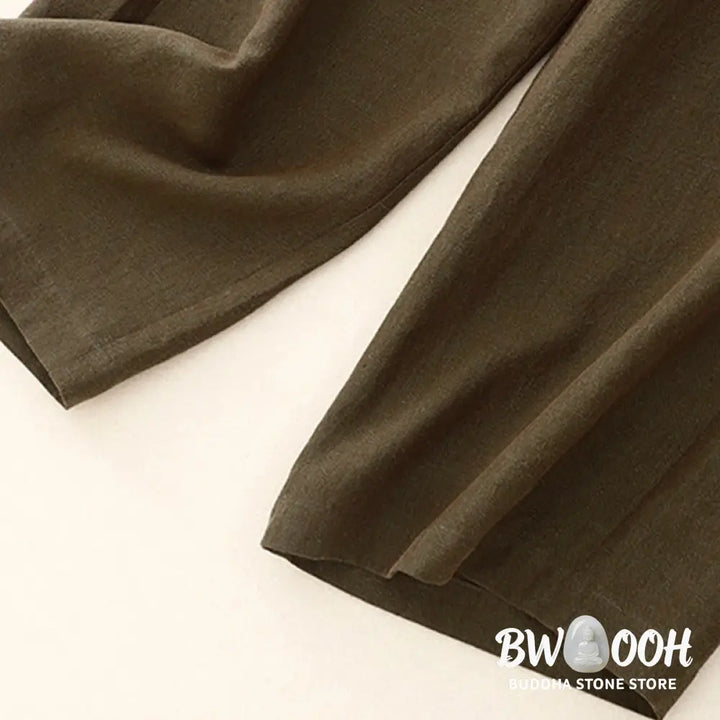 BWOOOH printed wide-leg yoga pants - Casual Plain Women&