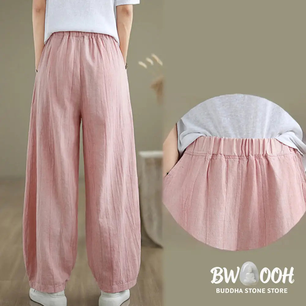 BWOOOH printed harem pants - Casual Plain Women&