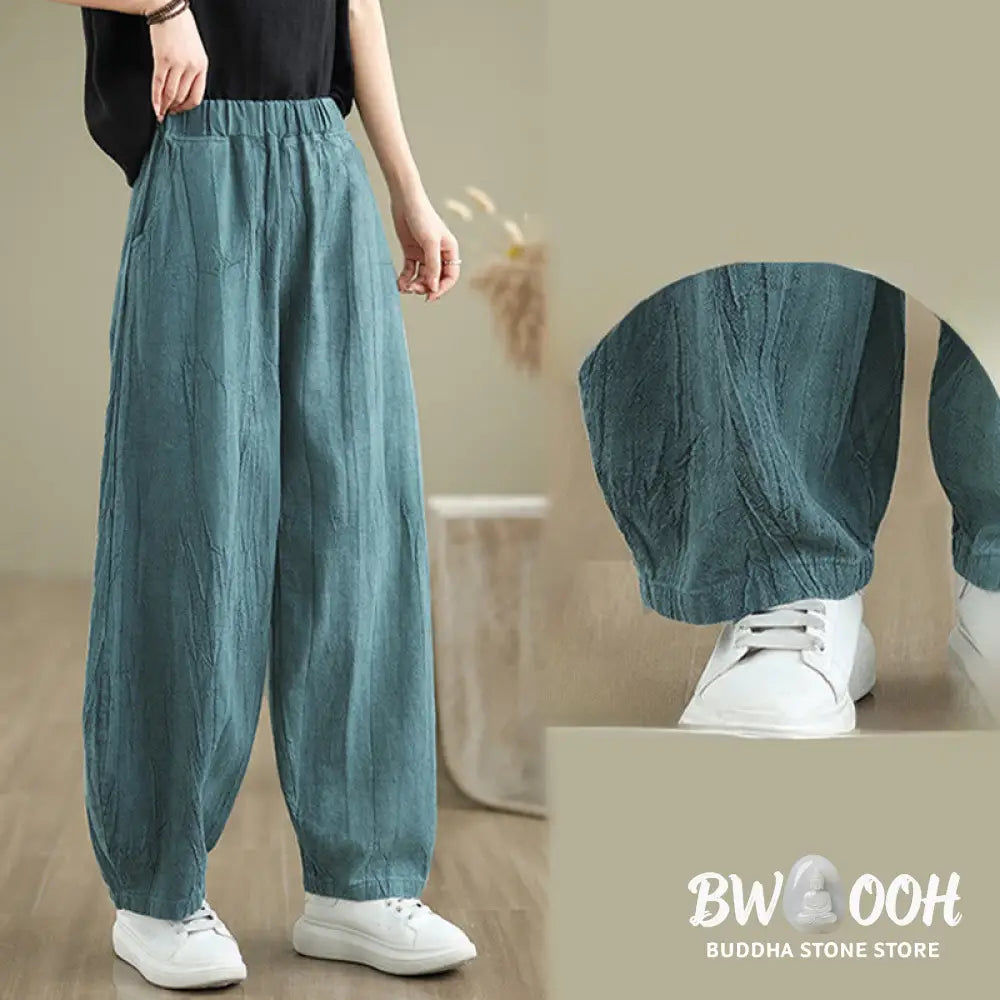 BWOOOH printed harem pants - Casual Plain Women&