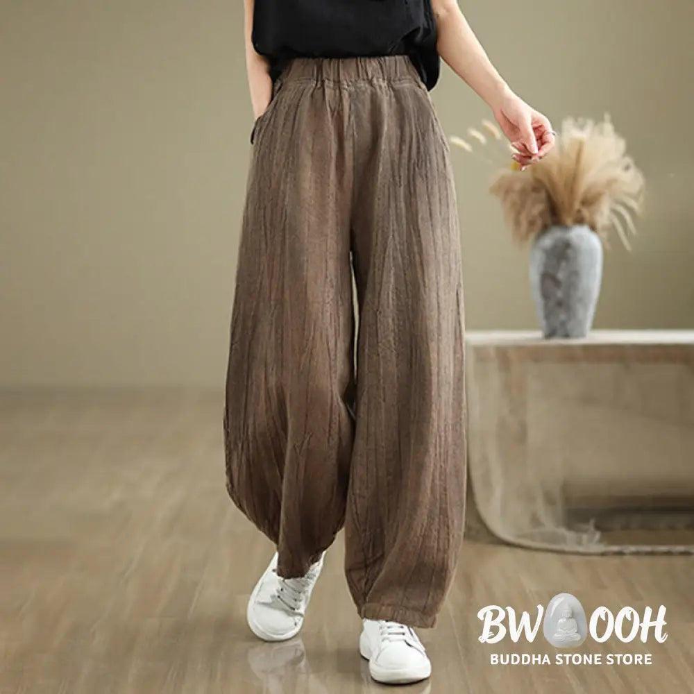 BWOOOH printed harem pants - Casual Plain Women&