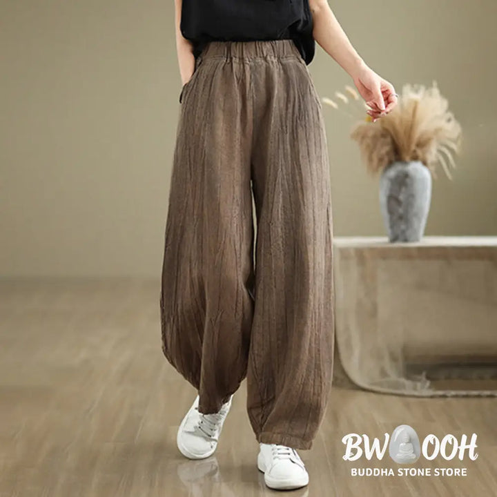 BWOOOH printed harem pants - Casual Plain Women&