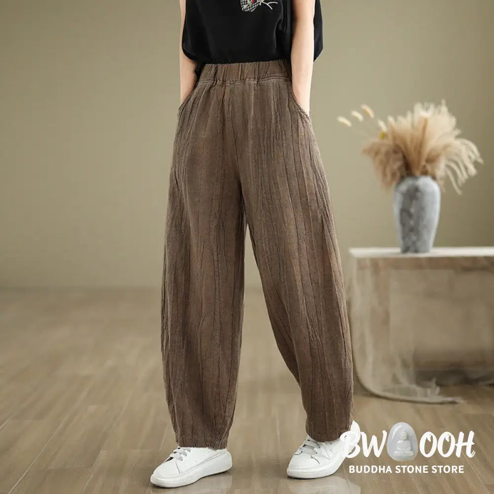 BWOOOH printed harem pants - Casual Plain Women&