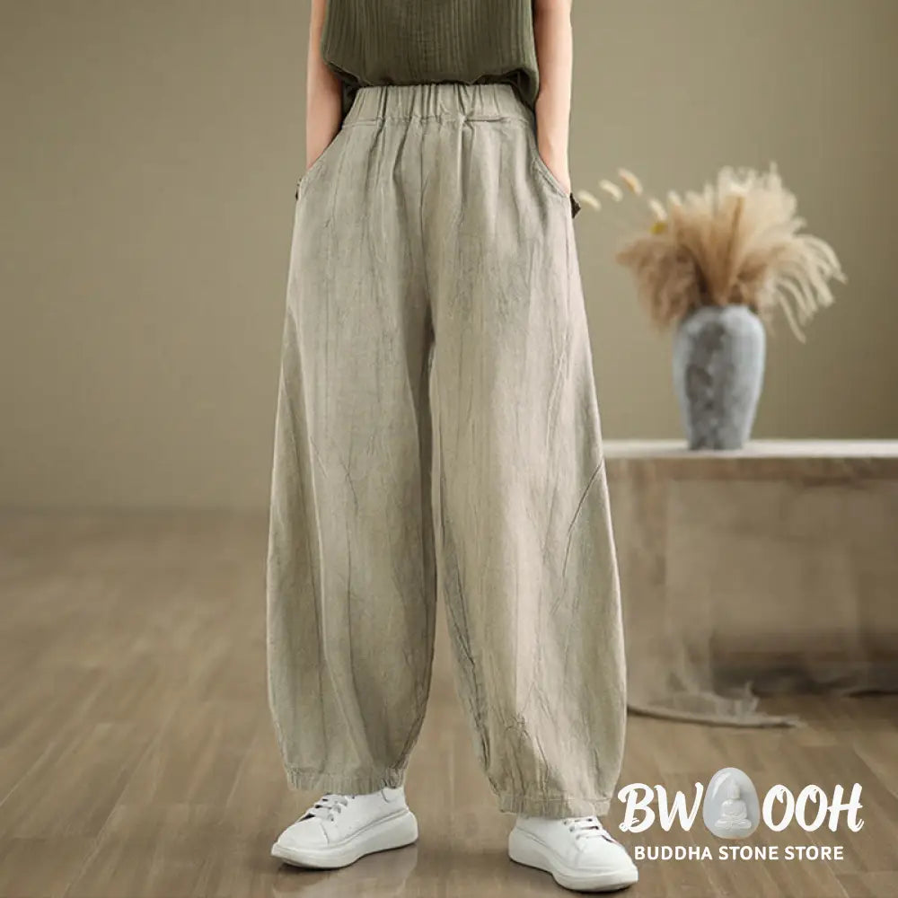 BWOOOH printed harem pants - Casual Plain Women&