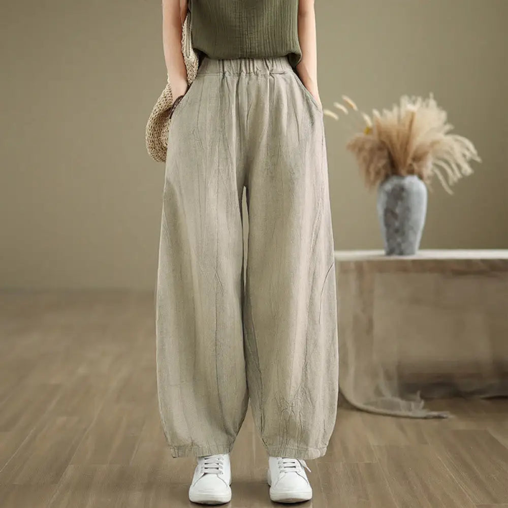 BWOOOH printed harem pants - Casual Plain Women&