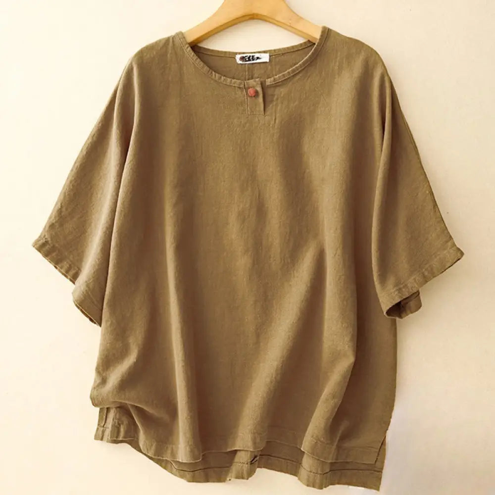 Buddha Stones Casual Plain Women&