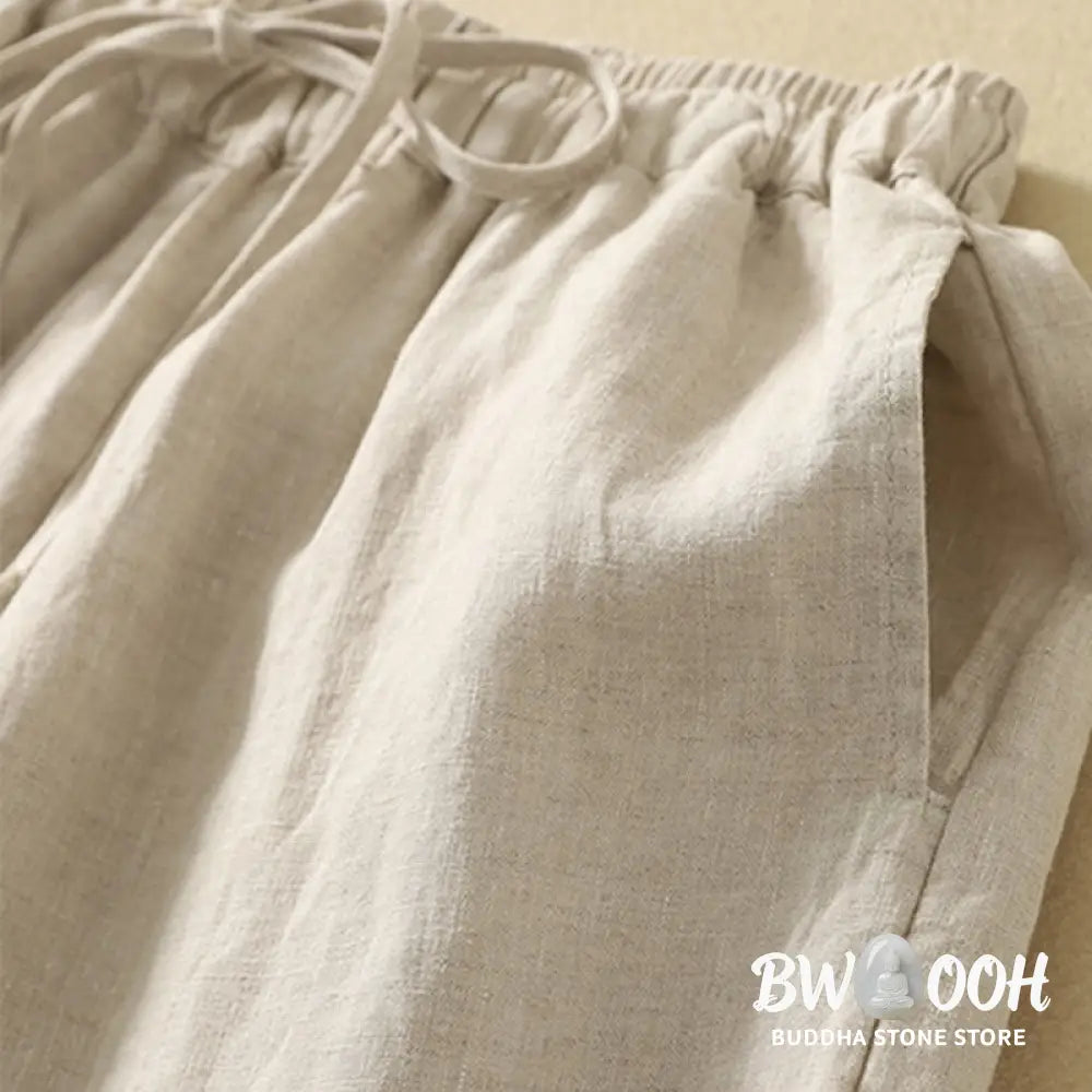 BWOOOH printed yoga pants - Casual Retro Drawstring Embroidery Desig