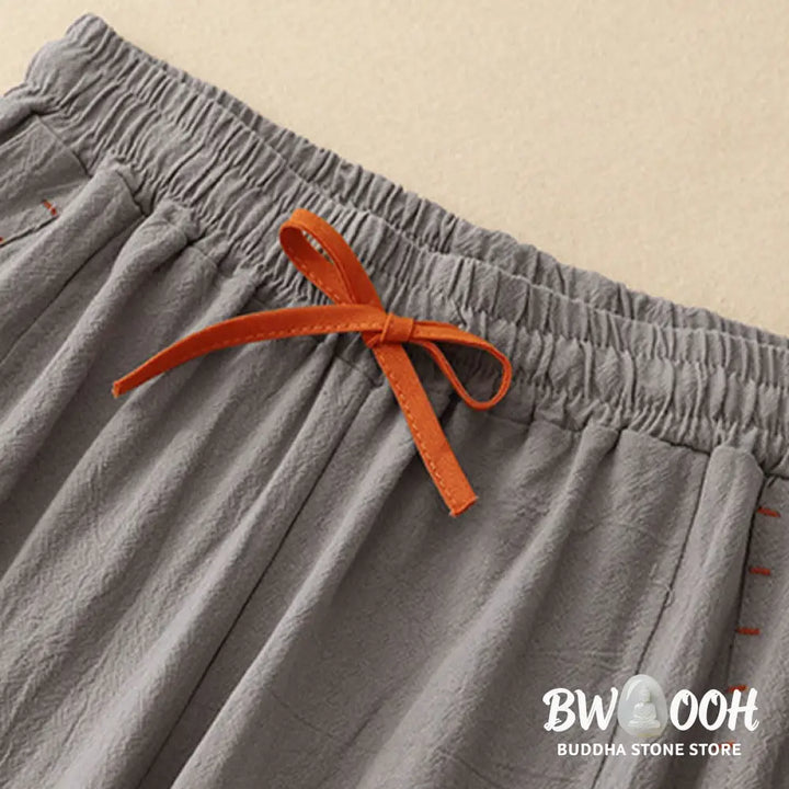 BWOOOH printed wide-leg yoga pants - Casual Simple Design Drawstring Split Co