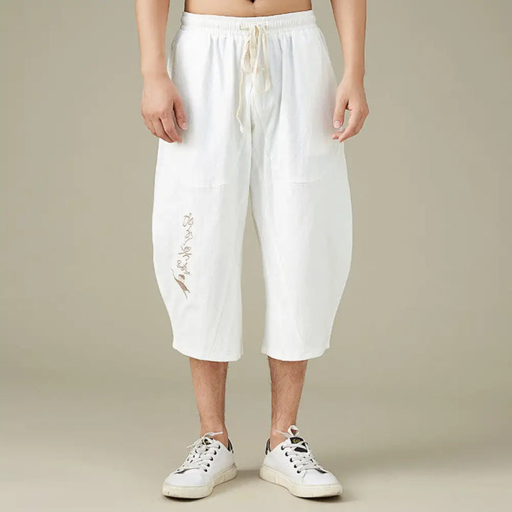 BWOOOH printed yoga pants - Casual Solid Color Men&