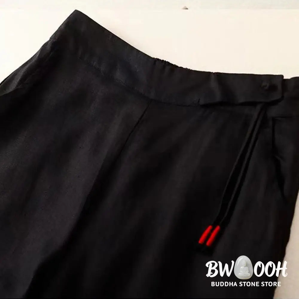 BWOOOH printed wide-leg yoga pants - Casual Solid Color One Button Women&