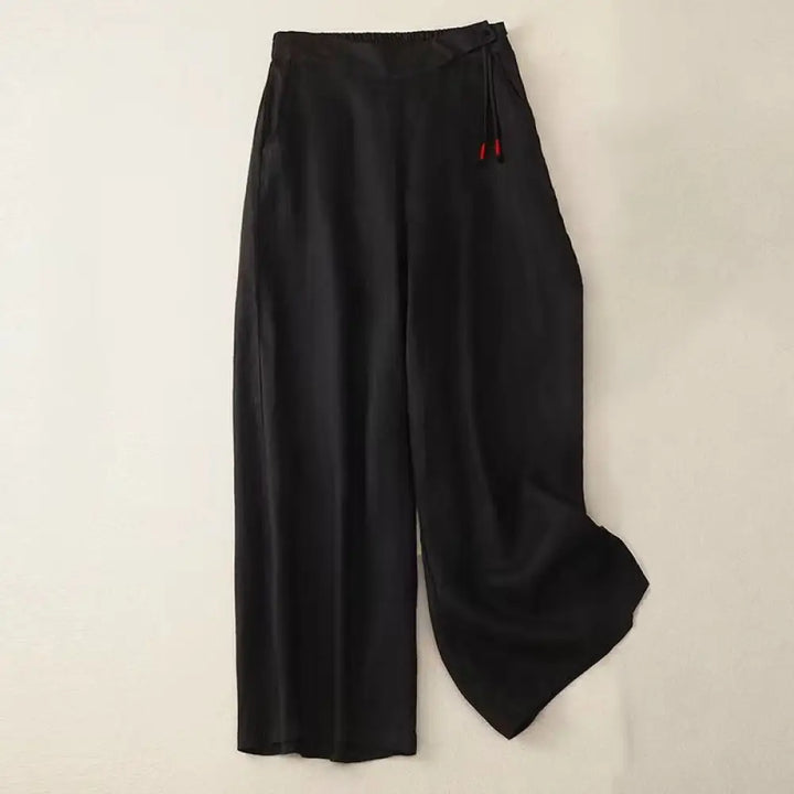 BWOOOH printed wide-leg yoga pants - Casual Solid Color One Button Women&