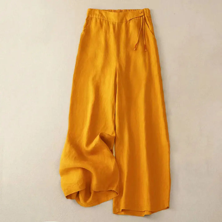 BWOOOH printed wide-leg yoga pants - Casual Solid Color One Button Women&