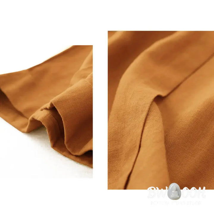 Buddha Stones Casual Solid Color Women’s Cotton Shorts With Pockets - Women’s Shorts