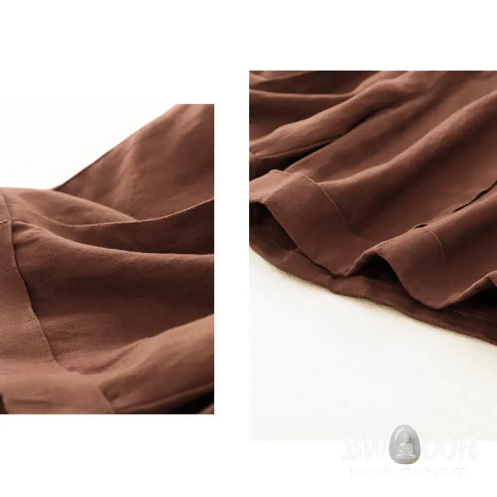 Buddha Stones Casual Solid Color Women’s Cotton Shorts With Pockets - Women’s Shorts
