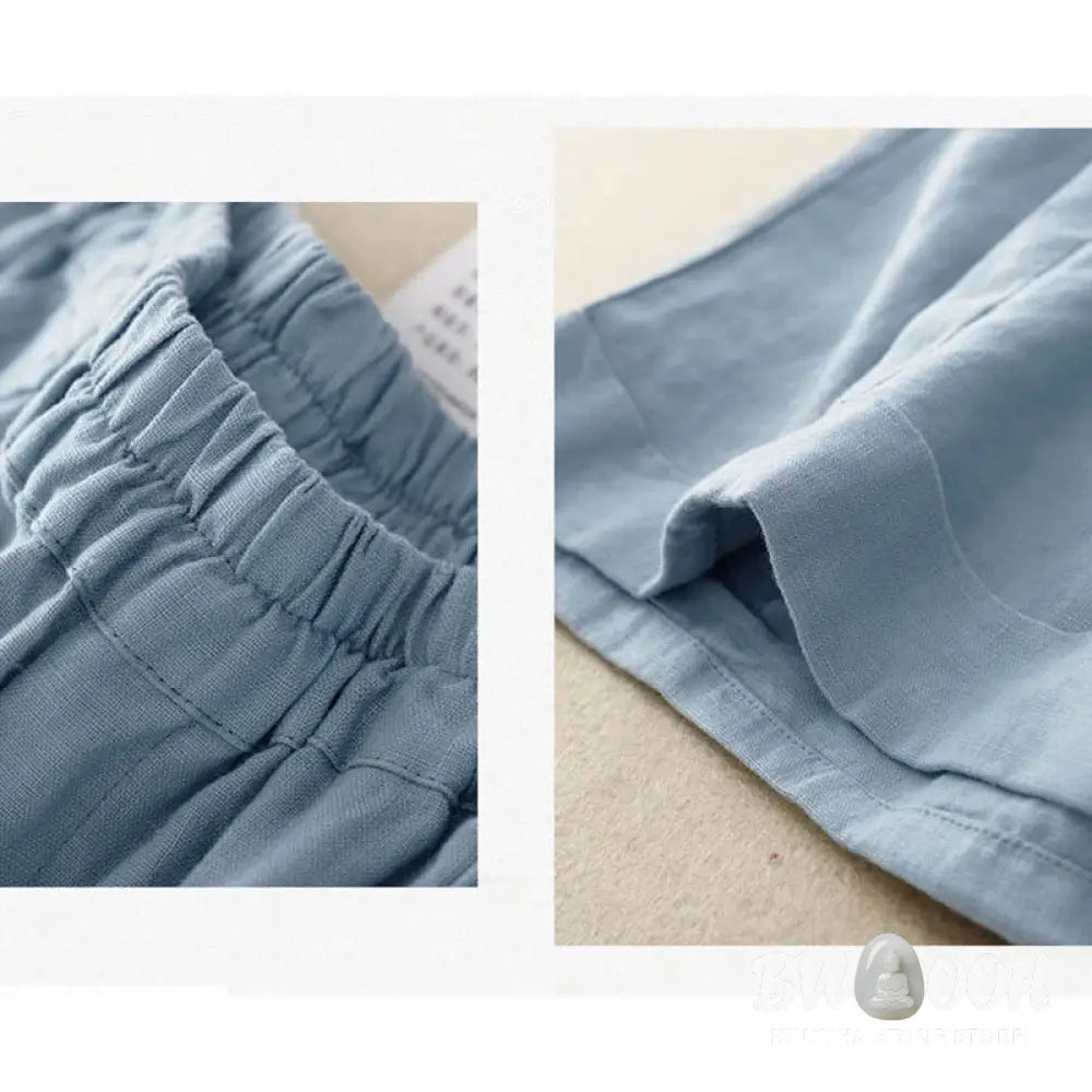 Buddha Stones Casual Solid Color Women’s Cotton Shorts With Pockets - Women’s Shorts