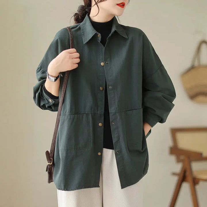 BWOOOH Casual Solid Color Women&