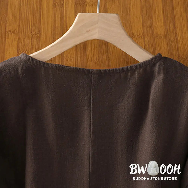 Buddha Stones Casual Summer Plain Crew Neck Women’s Cotton Short Sleeve T-Shirt - Women’s T-Shirts