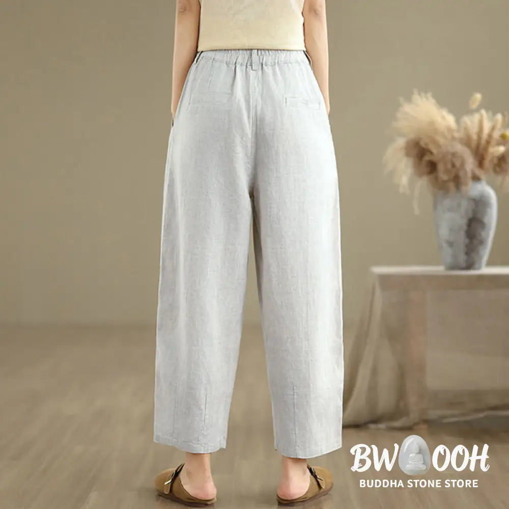 BWOOOH printed harem pants - Casual Summer Solid Color High Waist Wom
