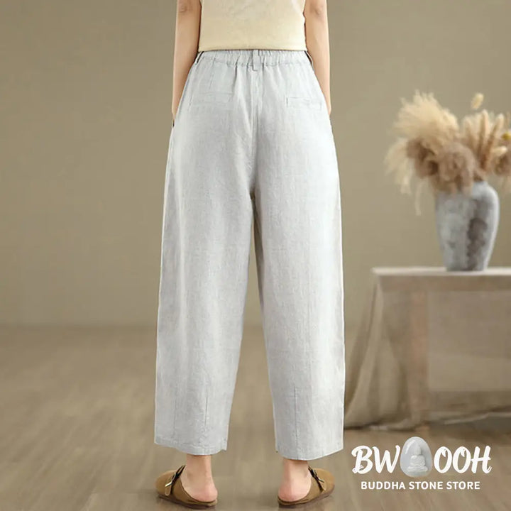 BWOOOH printed harem pants - Casual Summer Solid Color High Waist Wom