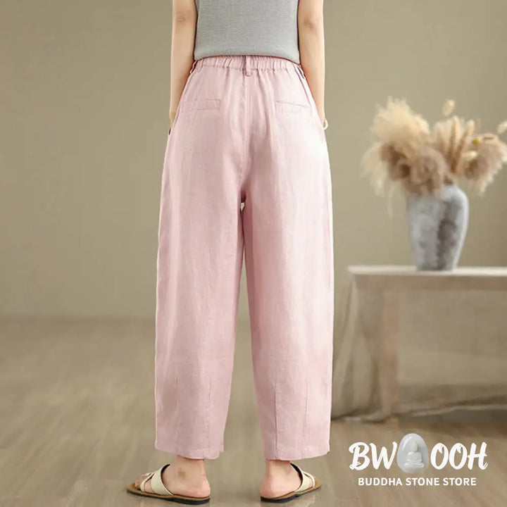 BWOOOH printed harem pants - Casual Summer Solid Color High Waist Wom