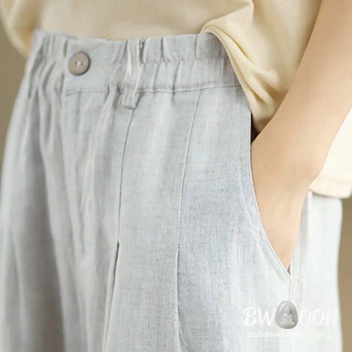 BWOOOH printed harem pants - Casual Summer Solid Color High Waist Wom
