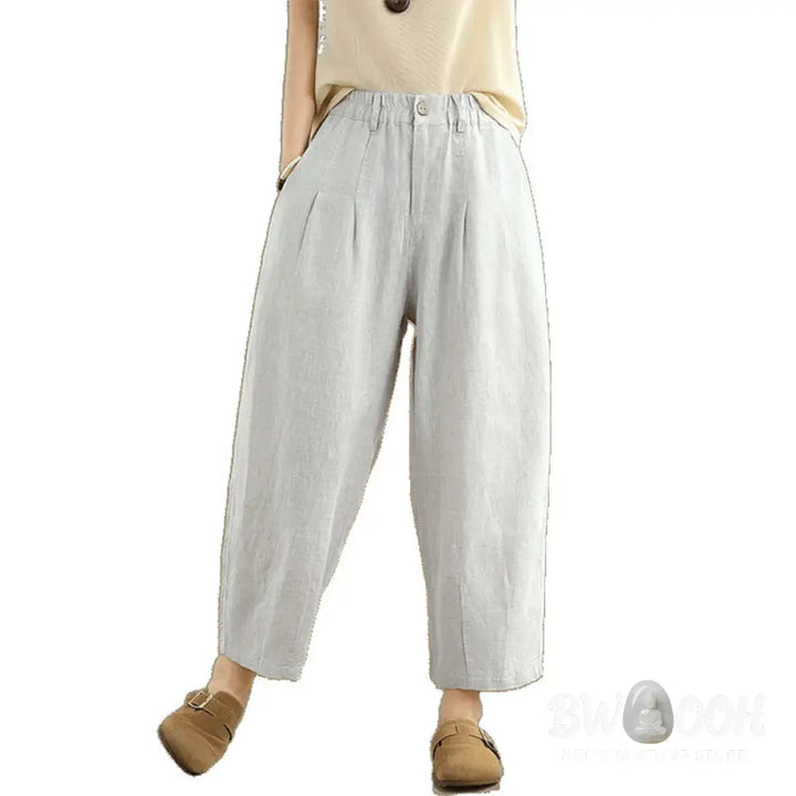 BWOOOH printed harem pants - Casual Summer Solid Color High Waist Wom