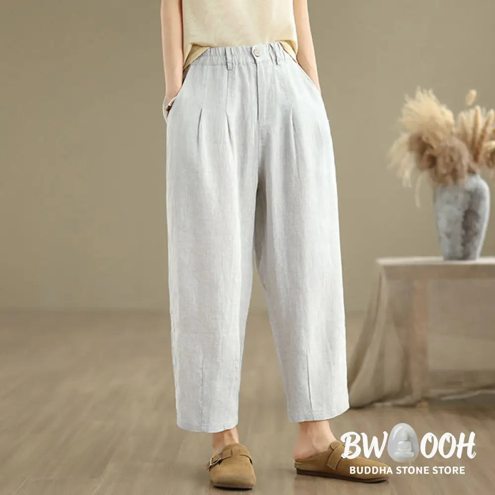 BWOOOH printed harem pants - Casual Summer Solid Color High Waist Wom