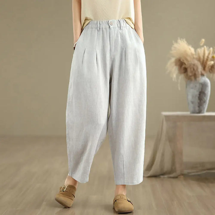 BWOOOH printed harem pants - Casual Summer Solid Color High Waist Wom