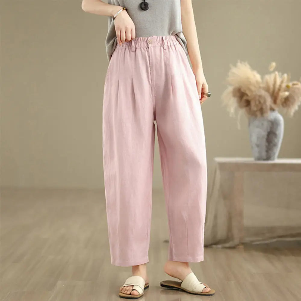 BWOOOH printed harem pants - Casual Summer Solid Color High Waist Wom