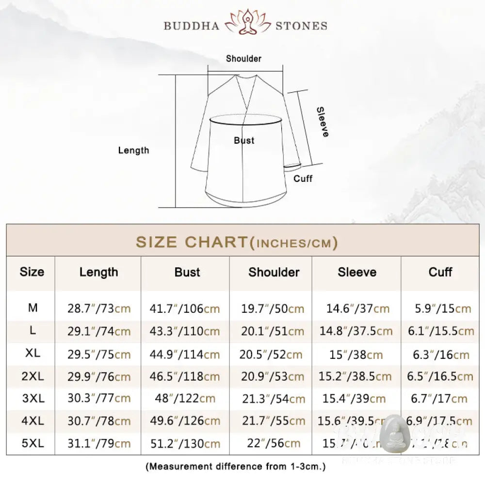 Buddha Stones Casual V-Neck Three Quarter Sleeve Men’s Shirt - Men’s Shirts