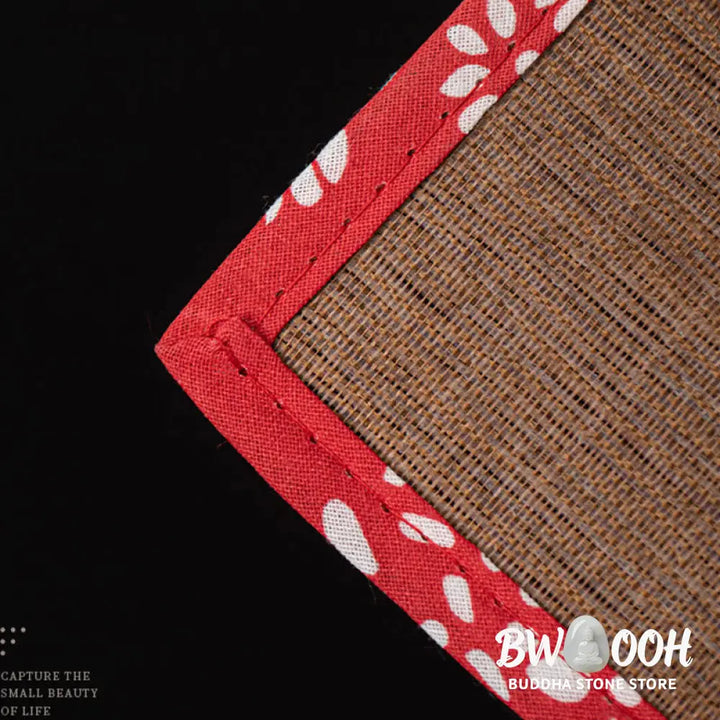 BWOOOH ceramic incense burner - Cat Bell Bamboo Mat Healing Ceramic