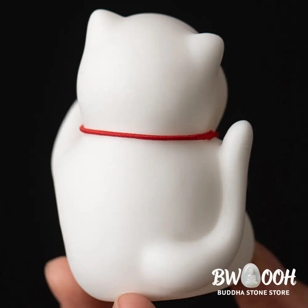 BWOOOH ceramic incense burner - Cat Bell Bamboo Mat Healing Ceramic